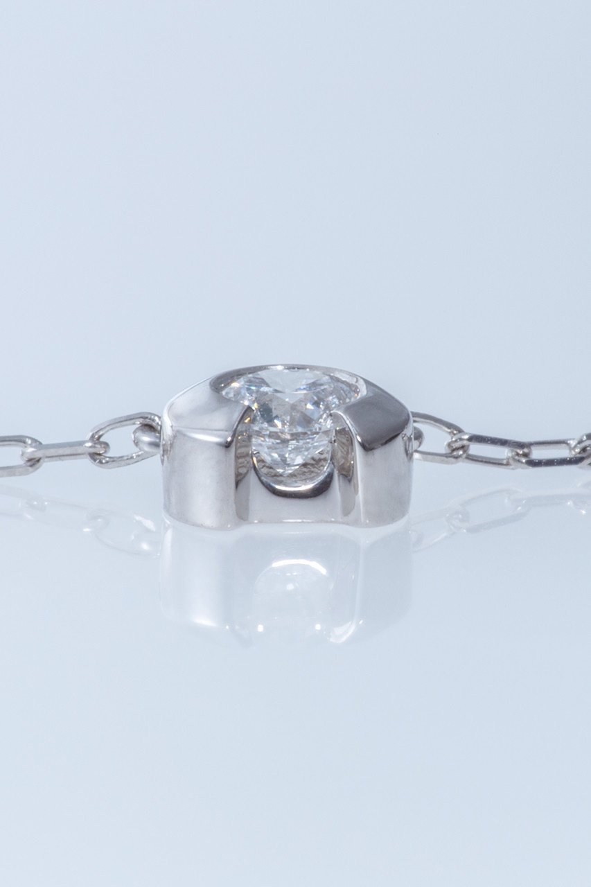 【エネイ/ENEY】の【受注生産】BEZEL PT900 0.17カラットネックレス 人気、トレンドファッション・服の通販 founy(ファニー) 　ファッション　Fashion　レディースファッション　Fashion for Women　ジュエリー　Jewelry　ネックレス　Necklaces & Pendants　コレクション　Collection, Seasonal Line　シンプル　Simple, Minimal　スリット　Slit, Slit Detail　ダイヤモンド　Diamond, Brilliant Cut　ネックレス　Necklace, Pendant Necklace　新作・新入荷　New Arrivals / New In　other-3|ID: prp329100004725032 ipo3291000000034143752