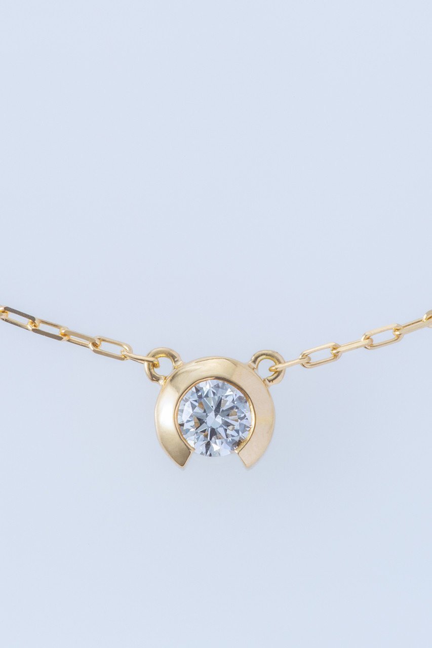 【エネイ/ENEY】の【受注生産】BEZEL K18YG 0.17カラットネックレス 人気、トレンドファッション・服の通販 founy(ファニー) 　ファッション　Fashion　レディースファッション　Fashion for Women　ジュエリー　Jewelry　ネックレス　Necklaces & Pendants　コレクション　Collection, Seasonal Line　シンプル　Simple, Minimal　スリット　Slit, Slit Detail　ダイヤモンド　Diamond, Brilliant Cut　ネックレス　Necklace, Pendant Necklace　新作・新入荷　New Arrivals / New In　 other-1|ID: prp329100004725033 ipo3291000000034143754