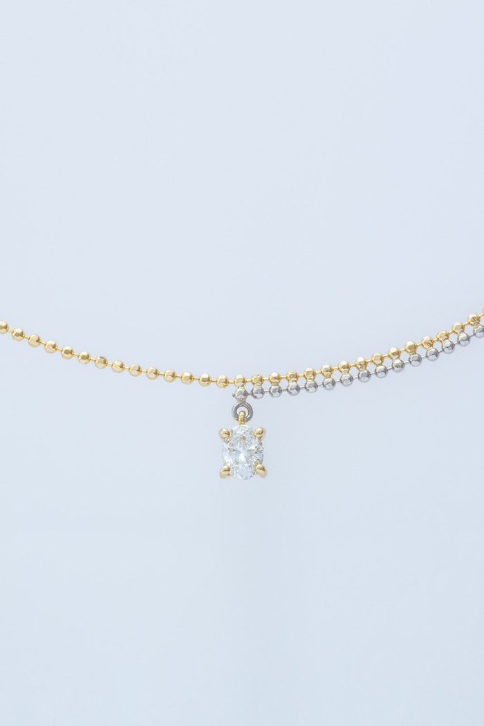 【エネイ/ENEY】の【受注生産】PIXEL0.1カラットオーバルチェーンネックレス インテリア・キッズ・メンズ・レディースファッション・服の通販 founy(ファニー) https://founy.com/ ファッション Fashion レディースファッション Fashion for Women ジュエリー Jewelry ネックレス Necklaces & Pendants イエロー Yellow オーバル Oval Design コレクション Collection, Seasonal Line チェーン Chain, Chain Strap ネックレス Necklace, Pendant Necklace |ID: prp329100004725035 ipo3291000000036147046