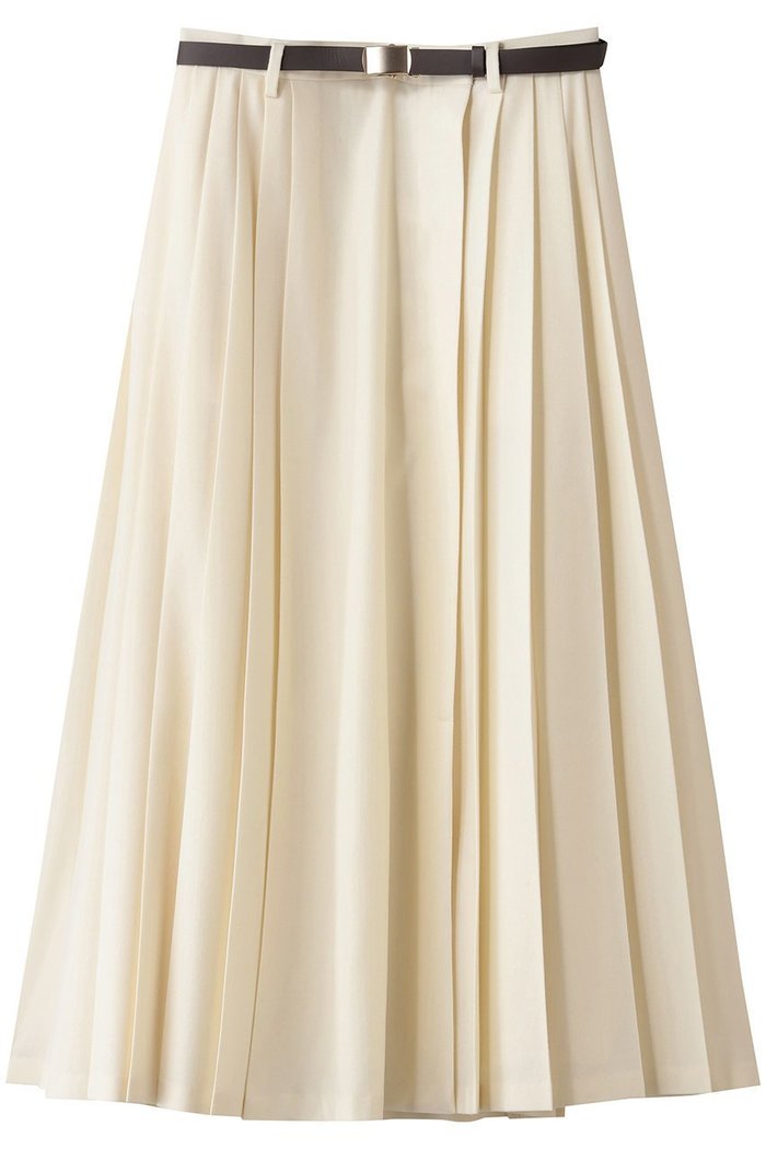 【エブール/ebure】のウールポプリン サイドプリーツラップライクスカート インテリア・キッズ・メンズ・レディースファッション・服の通販 founy(ファニー) https://founy.com/ ファッション Fashion レディースファッション Fashion for Women スカート Skirts ウォーム Warm Fabric スリット Slit, Slit Detail フロント Front, Front Design プリーツ Pleats, Pleated メルトン Melton, Heavy Wool エレガント 上品 Elegant 再入荷 Restock / Back in Stock A/W・秋冬 Autumn/Winter |ID: prp329100004725041 ipo3291000000035744217