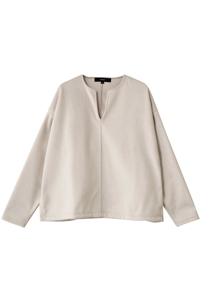 【フローレント/FLORENT】のウールライク シャギー キーネック プルオーバー インテリア・キッズ・メンズ・レディースファッション・服の通販 founy(ファニー) 　ファッション　Fashion　レディースファッション　Fashion for Women　トップス・カットソー　Cut & Sew Tops　ニット　Knit Tops & Sweaters　カジュアルプルオーバー・ニットトップス　Pullovers & Knit Tops / Casual Pullovers　なめらか　Smooth, Silky Texture　ビジネス 仕事 通勤　Business / Work / Commuting　アイボリー|ID: prp329100004725043 ipo3291000000035384559