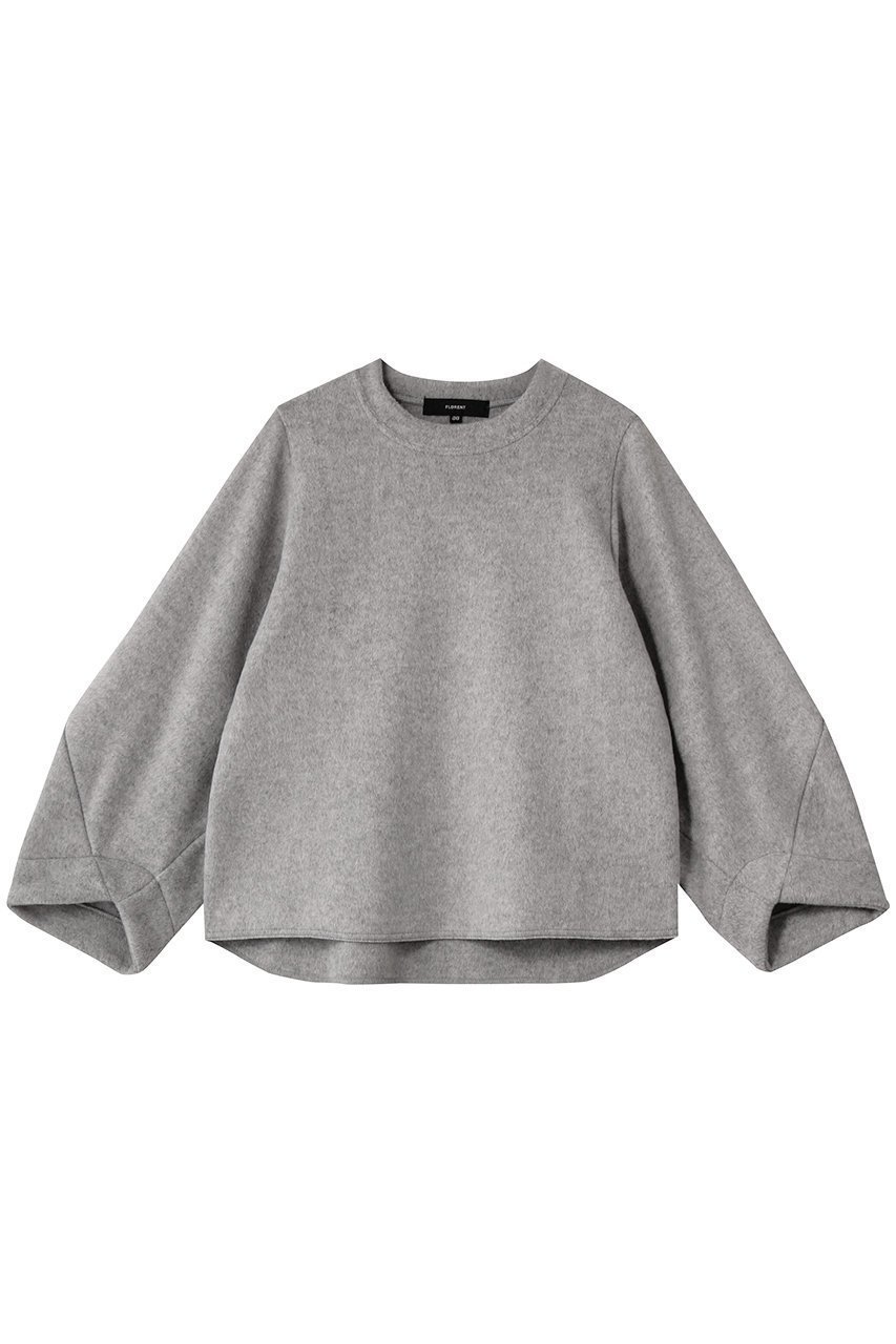 【フローレント/FLORENT】のウールライク シャギー プルオーバー インテリア・キッズ・メンズ・レディースファッション・服の通販 founy(ファニー) 　ファッション　Fashion　レディースファッション　Fashion for Women　トップス・カットソー　Cut & Sew Tops　ニット　Knit Tops & Sweaters　カジュアルプルオーバー・ニットトップス　Pullovers & Knit Tops / Casual Pullovers　なめらか　Smooth, Silky Texture　シンプル　Simple, Minimal　スリーブ　Sleeve, Long Sleeve / Short Sleeve　ワイド　Wide, Wide Fit　新作・新入荷　New Arrivals / New In　ライトグレー|ID: prp329100004725044 ipo3291000000034143829