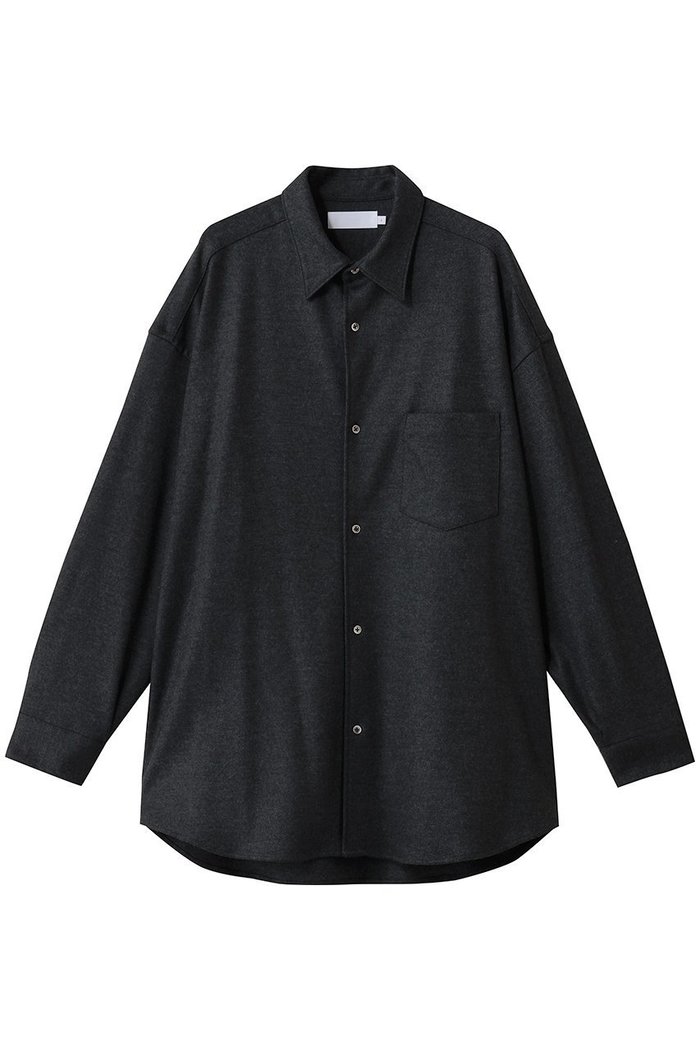 【グラフペーパー/Graphpaper】のWool Smooth Flannel Oversized Regular Collar Shirt/シャツ インテリア・キッズ・メンズ・レディースファッション・服の通販 founy(ファニー) https://founy.com/ ファッション Fashion レディースファッション Fashion for Women トップス・カットソー Cut & Sew Tops シャツ・ブラウス・オフィスカジュアル Elegant Blouses & Button-Ups おすすめ Recommended / Our Picks カットソー Cut and Sewn Top シンプル Simple, Minimal スリーブ Sleeve, Long Sleeve / Short Sleeve ドレープ Drape, Draping Fabric レギュラー Regular, Standard Fit ロング Long, Long-Length エレガント 上品 Elegant 新作・新入荷 New Arrivals / New In 羽織 Haori, Light Jacket |ID: prp329100004725048 ipo3291000000034143871