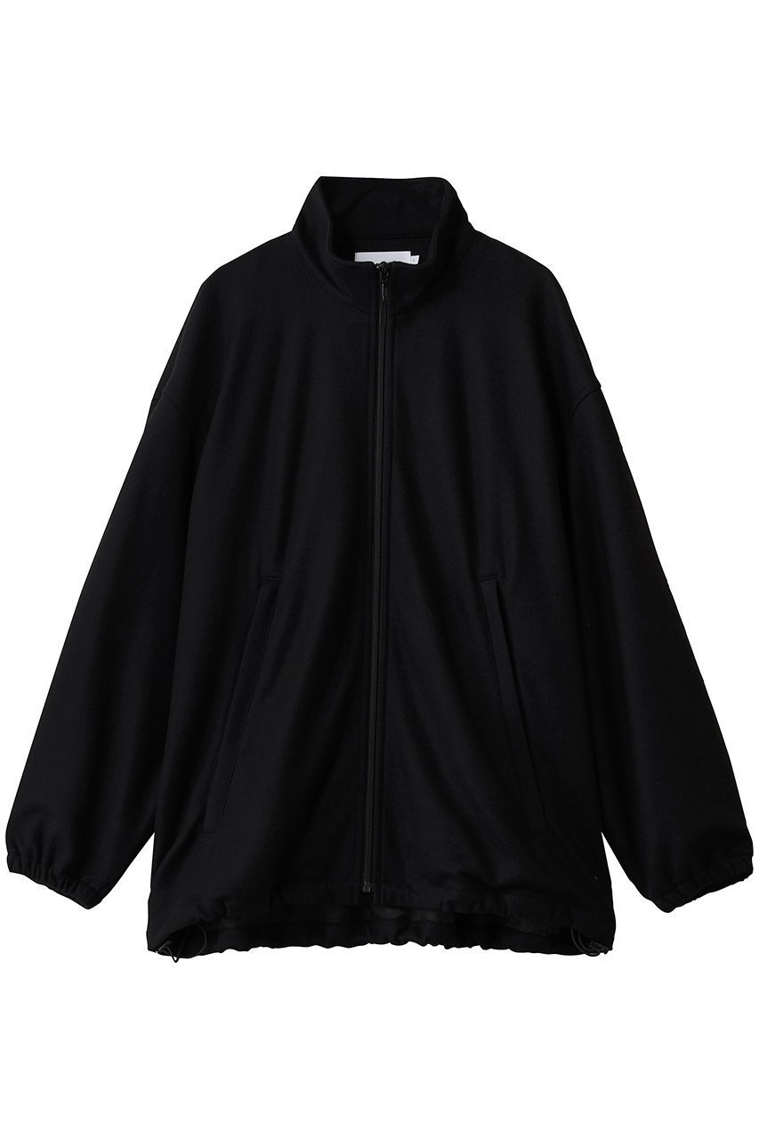 【グラフペーパー/Graphpaper】のWool Smooth Flannel Track Blouson/ブルゾン インテリア・キッズ・メンズ・レディースファッション・服の通販 founy(ファニー) 　ファッション　Fashion　レディースファッション　Fashion for Women　アウター　Coat / Outerwear Collection　レディースジャケット・軽アウター　Jackets　ブルゾンジャケット・スポーティアウター　Blouson Jackets　ジャケット　Jacket, Outerwear　スポーティ　Sporty, Casual Athletic　ドローコード　Drawcord, Drawstring Cord　ブルゾン　Blouson, Bomber Jacket　エレガント 上品　Elegant　新作・新入荷　New Arrivals / New In　ブラック|ID: prp329100004725049 ipo3291000000034143879