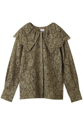 【マノフ/MANOF】 LACE COLLAR SHIRT人気、トレンドファッション・服の通販 founy(ファニー) ファッション Fashion レディースファッション Fashion for Women トップス・カットソー Cut & Sew Tops シャツ・ブラウス・オフィスカジュアル Elegant Blouses & Button-Ups おすすめ Recommended / Our Picks エレガント 上品 Elegant ジャケット Jacket, Outerwear スリーブ Sleeve, Long Sleeve / Short Sleeve フェミニン Feminine, Girly レース Lace, Lace Fabric ロング Long, Long-Length 新作・新入荷 New Arrivals / New In |ID:prp329100004725051