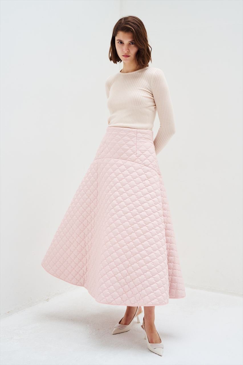 【アミカ/AMICA】のヴォヤージュスカート 人気、トレンドファッション・服の通販 founy(ファニー) 　ファッション　Fashion　レディースファッション　Fashion for Women　スカート　Skirts　おすすめ　Recommended / Our Picks　エアリー　Airy Texture　キルティング　Quilted, Quilting　セットアップ　Set-Up, Coordinated Outfit　パターン　Pattern, Design Print　フレア　Flare, Flared　新作・新入荷　New Arrivals / New In　秋　Autumn　other-6|ID: prp329100004725054 ipo3291000000034143931