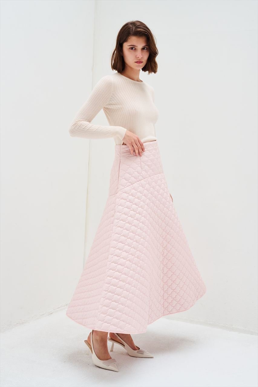 【アミカ/AMICA】のヴォヤージュスカート 人気、トレンドファッション・服の通販 founy(ファニー) 　ファッション　Fashion　レディースファッション　Fashion for Women　スカート　Skirts　おすすめ　Recommended / Our Picks　エアリー　Airy Texture　キルティング　Quilted, Quilting　セットアップ　Set-Up, Coordinated Outfit　パターン　Pattern, Design Print　フレア　Flare, Flared　新作・新入荷　New Arrivals / New In　秋　Autumn　other-7|ID: prp329100004725054 ipo3291000000034143932