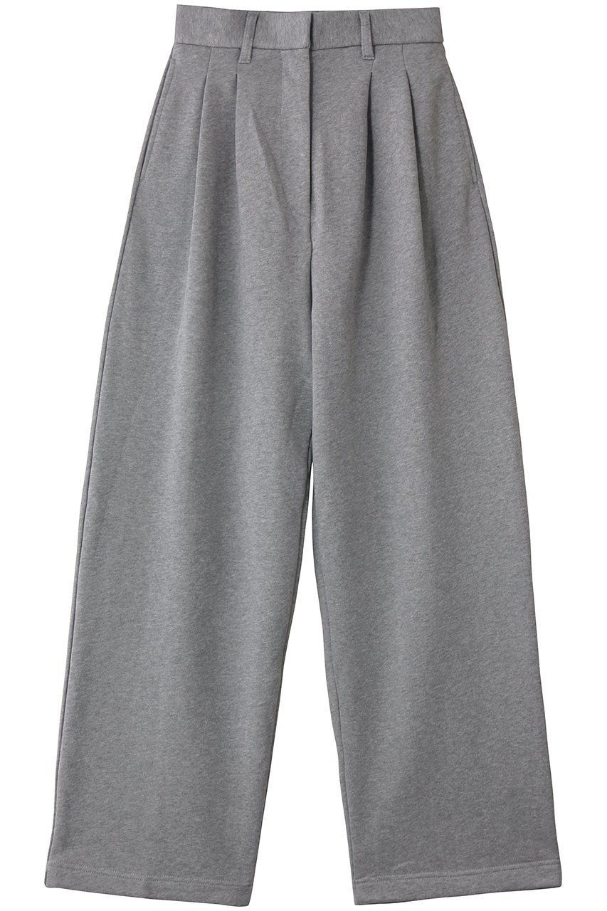 【クラネ/CLANE】のTWO TUCK SWEAT PANTS インテリア・キッズ・メンズ・レディースファッション・服の通販 founy(ファニー) ファッション Fashion レディースファッション Fashion for Women パンツ Pants & Trousers スタイリッシュ Stylish, Fashionable フロント Front, Front Design ループ Loop, Loop Knit ロング Long, Long-Length GRAY|ID: prp329100004725059 ipo3291000000035834492
