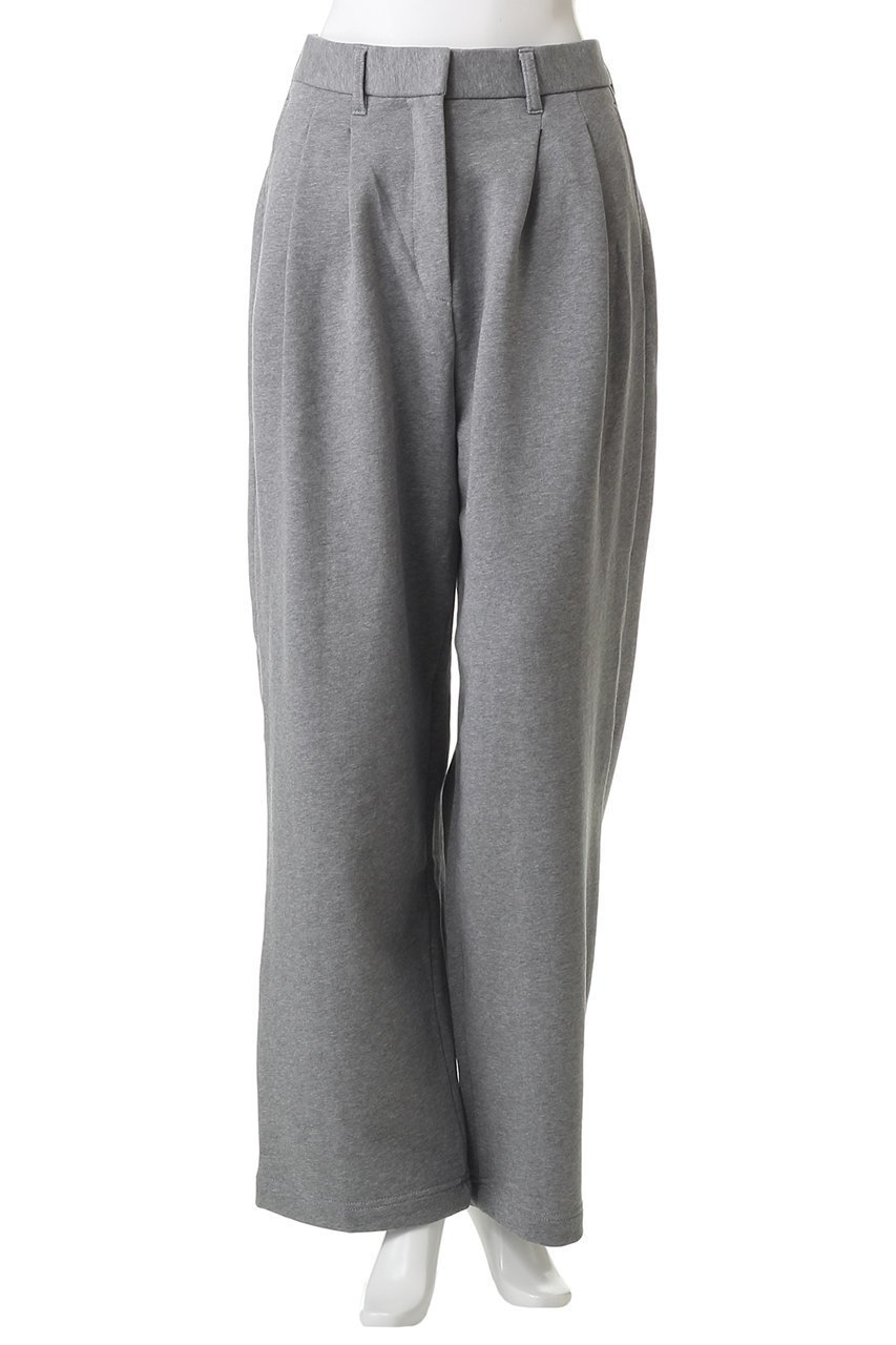 【クラネ/CLANE】のTWO TUCK SWEAT PANTS 人気、トレンドファッション・服の通販 founy(ファニー) ファッション Fashion レディースファッション Fashion for Women パンツ Pants & Trousers スタイリッシュ Stylish, Fashionable フロント Front, Front Design ループ Loop, Loop Knit ロング Long, Long-Length other-2|ID: prp329100004725059 ipo3291000000035834496