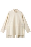 【プレインピープル/PLAIN PEOPLE】のCOTTON SABREタック&スリットハイネックブラウス 人気、トレンドファッション・服の通販 founy(ファニー) ファッション Fashion レディースファッション Fashion for Women トップス・カットソー Cut & Sew Tops シャツ・ブラウス・オフィスカジュアル Elegant Blouses & Button-Ups スリット Slit, Slit Detail スリーブ Sleeve, Long Sleeve / Short Sleeve ハイネック High Neck, Mock Neck ロング Long, Long-Length 新作・新入荷 New Arrivals / New In |ID:prp329100004725065