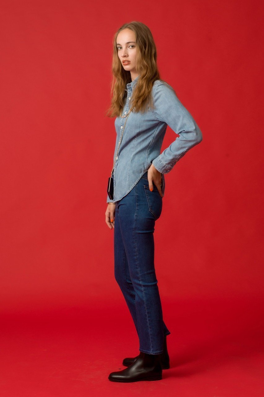 【マザー/MOTHER】のTHE ITTY BITTY PINCHIE FRENCHI デニムシャツ (ETD) 人気、トレンドファッション・服の通販 founy(ファニー) 　ファッション　Fashion　レディースファッション　Fashion for Women　トップス・カットソー　Cut & Sew Tops　シャツ・ブラウス・オフィスカジュアル　Elegant Blouses & Button-Ups　スリーブ　Sleeve, Long Sleeve / Short Sleeve　デニム　Denim, Jeans Material　バランス　Balance, Style Balance　フィット　Fit, Slim Fit　ロング　Long, Long-Length　新作・新入荷　New Arrivals / New In　other-6|ID: prp329100004725072 ipo3291000000034144068