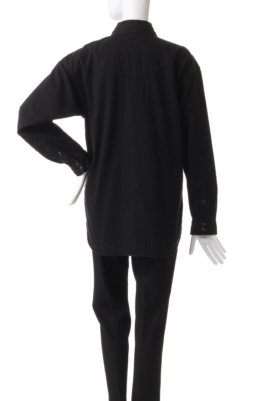 【マザー/MOTHER】のTHE EXES AND OHS ウエスタンシャツ (BLK) 人気、トレンドファッション・服の通販 founy(ファニー) 　ファッション　Fashion　レディースファッション　Fashion for Women　トップス・カットソー　Cut & Sew Tops　シャツ・ブラウス・オフィスカジュアル　Elegant Blouses & Button-Ups　ウエスタン　Western Style　クラシック　Classic, Timeless Style　スリーブ　Sleeve, Long Sleeve / Short Sleeve　タンク　Tank Top, Sleeveless Top　ヨーク　Yoke, Yoke Design　ロング　Long, Long-Length　新作・新入荷　New Arrivals / New In　other-4|ID: prp329100004725074 ipo3291000000034144079
