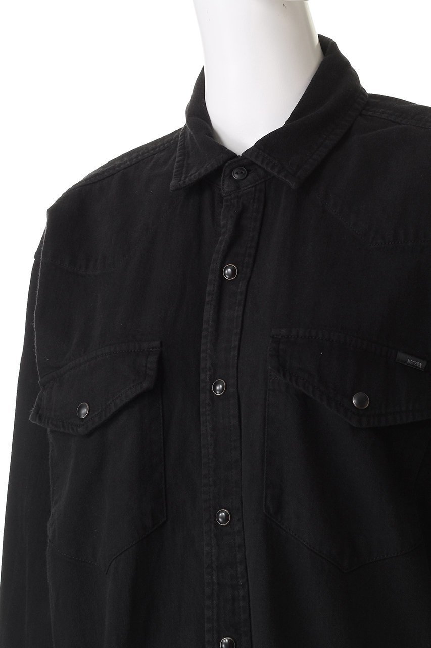 【マザー/MOTHER】のTHE EXES AND OHS ウエスタンシャツ (BLK) 人気、トレンドファッション・服の通販 founy(ファニー) 　ファッション　Fashion　レディースファッション　Fashion for Women　トップス・カットソー　Cut & Sew Tops　シャツ・ブラウス・オフィスカジュアル　Elegant Blouses & Button-Ups　ウエスタン　Western Style　クラシック　Classic, Timeless Style　スリーブ　Sleeve, Long Sleeve / Short Sleeve　タンク　Tank Top, Sleeveless Top　ヨーク　Yoke, Yoke Design　ロング　Long, Long-Length　新作・新入荷　New Arrivals / New In　other-5|ID: prp329100004725074 ipo3291000000034144080