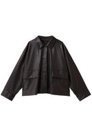 【ミズイロ インド/mizuiro ind】のsynthetic leather shirt JK ジャケット 人気、トレンドファッション・服の通販 founy(ファニー) ファッション Fashion レディースファッション Fashion for Women アウター Coat / Outerwear Collection レディースジャケット・軽アウター Jackets ショート Short, Short Length ジャケット Jacket, Outerwear トレンド Trend, Trending Now リアル Real, Realistic ワーク Workwear, Utility Style 新作・新入荷 New Arrivals / New In |ID:prp329100004725085