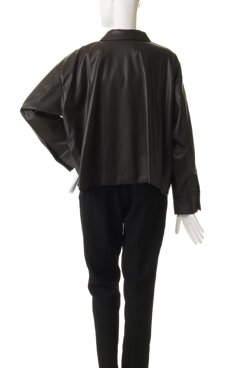 【ミズイロ インド/mizuiro ind】のシンセティックレザーシャツジャケット 人気、トレンドファッション・服の通販 founy(ファニー) ファッション Fashion レディースファッション Fashion for Women アウター Coat / Outerwear Collection レディースジャケット・軽アウター Jackets ショート Short, Short Length ジャケット Jacket, Outerwear トレンド Trend, Trending Now リアル Real, Realistic ワーク Workwear, Utility Style other-4|ID: prp329100004725085 ipo3291000000035384707