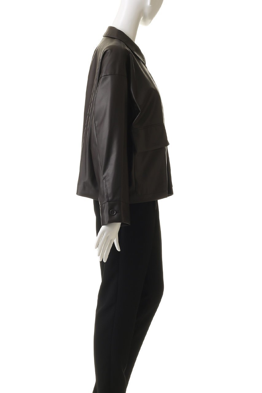 【ミズイロ インド/mizuiro ind】のシンセティックレザーシャツジャケット 人気、トレンドファッション・服の通販 founy(ファニー) ファッション Fashion レディースファッション Fashion for Women アウター Coat / Outerwear Collection レディースジャケット・軽アウター Jackets ショート Short, Short Length ジャケット Jacket, Outerwear トレンド Trend, Trending Now リアル Real, Realistic ワーク Workwear, Utility Style other-3|ID: prp329100004725085 ipo3291000000036550961