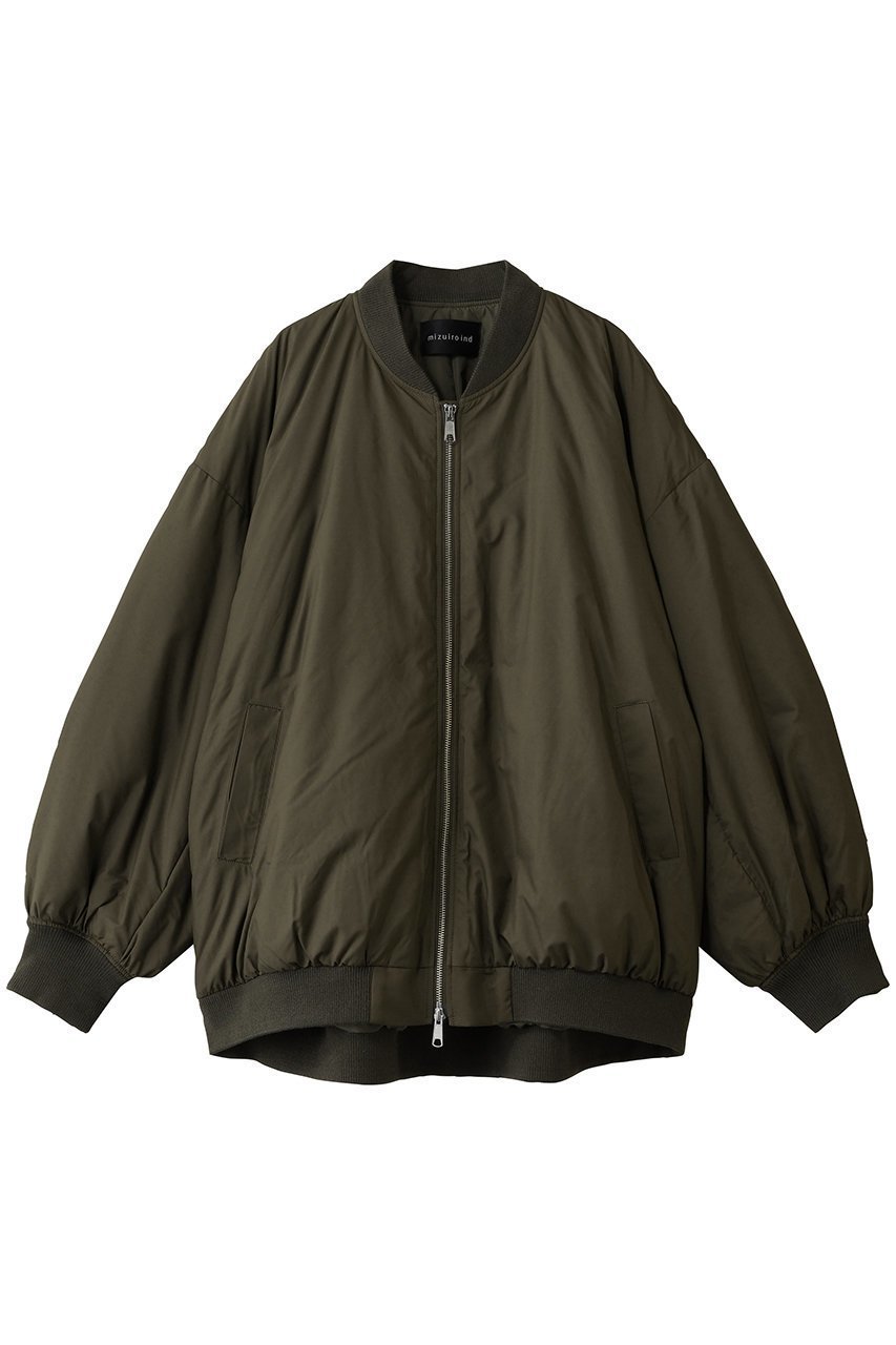 【ミズイロ インド/mizuiro ind】のwide zip down blouson ブルゾン インテリア・キッズ・メンズ・レディースファッション・服の通販 founy(ファニー) 　ファッション　Fashion　レディースファッション　Fashion for Women　アウター　Coat / Outerwear Collection　レディースジャケット・軽アウター　Jackets　ブルゾンジャケット・スポーティアウター　Blouson Jackets　シンプル　Simple, Minimal　ジャケット　Jacket, Outerwear　ビッグ　Big, Oversized　ブルゾン　Blouson, Bomber Jacket　新作・新入荷　New Arrivals / New In　khaki|ID: prp329100004725090 ipo3291000000034144172
