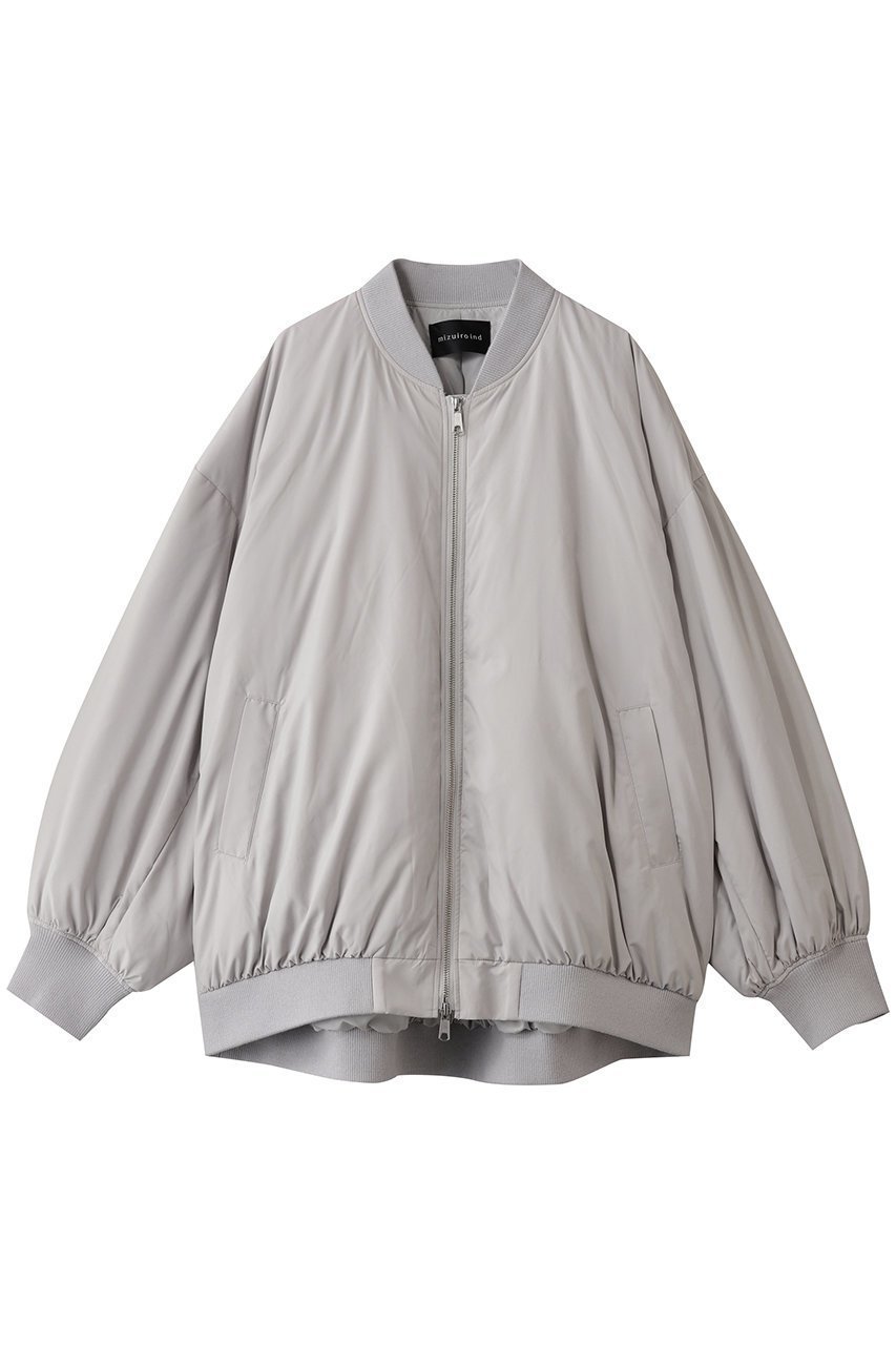 【ミズイロ インド/mizuiro ind】のwide zip down blouson ブルゾン インテリア・キッズ・メンズ・レディースファッション・服の通販 founy(ファニー) 　ファッション　Fashion　レディースファッション　Fashion for Women　アウター　Coat / Outerwear Collection　レディースジャケット・軽アウター　Jackets　ブルゾンジャケット・スポーティアウター　Blouson Jackets　シンプル　Simple, Minimal　ジャケット　Jacket, Outerwear　ビッグ　Big, Oversized　ブルゾン　Blouson, Bomber Jacket　新作・新入荷　New Arrivals / New In　l.gray|ID: prp329100004725090 ipo3291000000034144173
