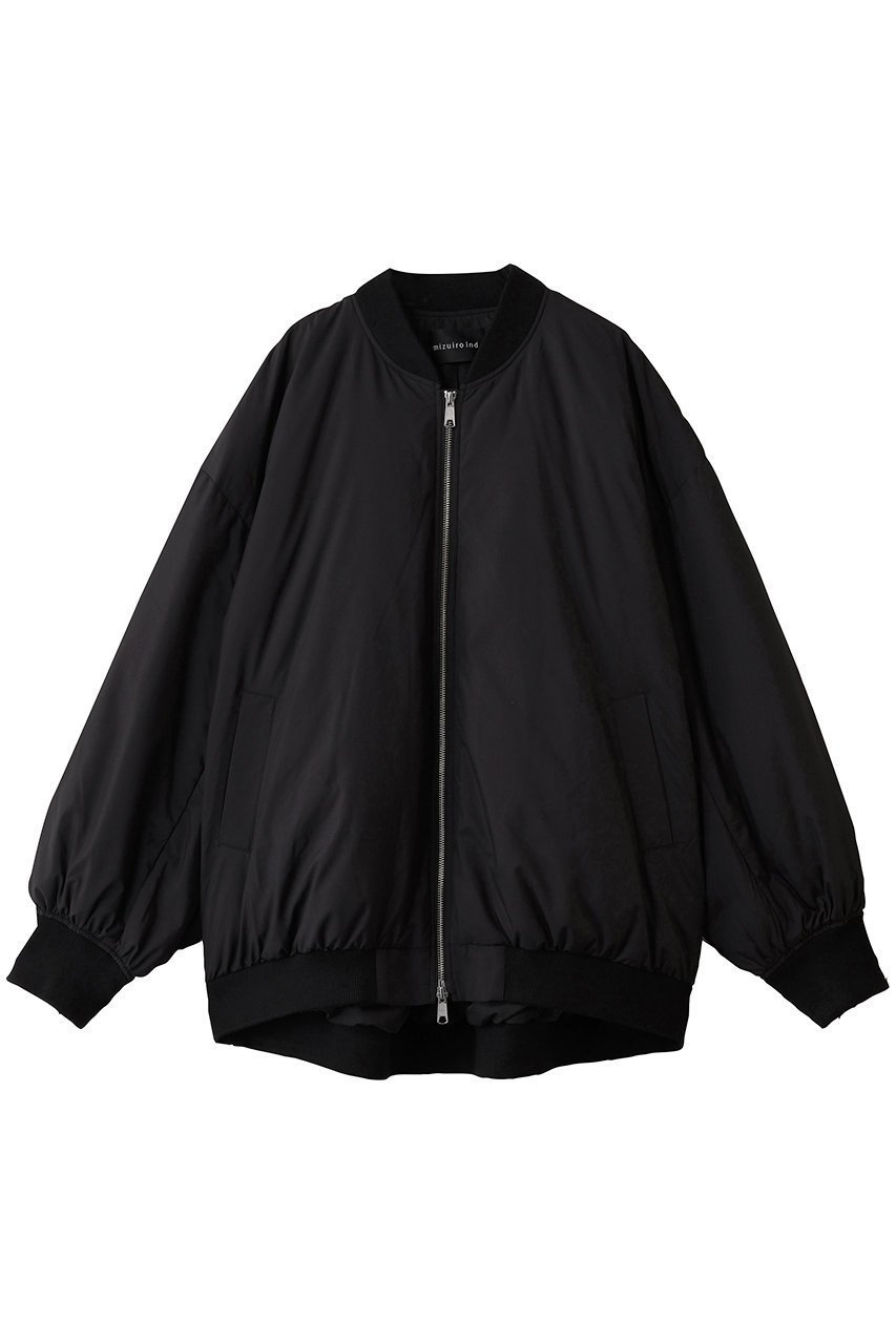 【ミズイロ インド/mizuiro ind】のwide zip down blouson ブルゾン インテリア・キッズ・メンズ・レディースファッション・服の通販 founy(ファニー) 　ファッション　Fashion　レディースファッション　Fashion for Women　アウター　Coat / Outerwear Collection　レディースジャケット・軽アウター　Jackets　ブルゾンジャケット・スポーティアウター　Blouson Jackets　シンプル　Simple, Minimal　ジャケット　Jacket, Outerwear　ビッグ　Big, Oversized　ブルゾン　Blouson, Bomber Jacket　新作・新入荷　New Arrivals / New In　black|ID: prp329100004725090 ipo3291000000034144175