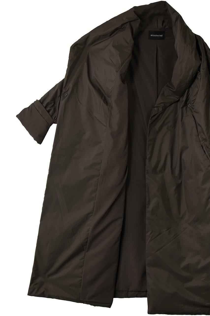 【ミズイロ インド/mizuiro ind】のdrape light down CT コート 人気、トレンドファッション・服の通販 founy(ファニー) 　ファッション　Fashion　レディースファッション　Fashion for Women　アウター　Coat / Outerwear Collection　コート・ロングコート・ピーコート　Long Coats, Peacoats & More　ダウン　Down, Puffer　ドレープ　Drape, Draping Fabric　モダン　Modern, Contemporary　ロング　Long, Long-Length　エレガント 上品　Elegant　新作・新入荷　New Arrivals / New In　other-6|ID: prp329100004725091 ipo3291000000034144193