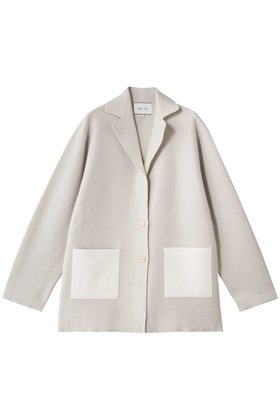 【ベイジ,/BEIGE,】 CHICORA(チコラ)/レザーポケット付きウールニットジャケット人気、トレンドファッション・服の通販 founy(ファニー) ファッション Fashion レディースファッション Fashion for Women アウター Coat / Outerwear Collection レディースジャケット・軽アウター Jackets ジャケット Jacket, Outerwear ポケット Pocket, Pocket Detail 新作・新入荷 New Arrivals / New In |ID:prp329100004725093