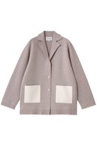 【ベイジ,/BEIGE,】のCHICORA(チコラ)/レザーポケット付きウールニットジャケット 人気、トレンドファッション・服の通販 founy(ファニー) ファッション Fashion レディースファッション Fashion for Women アウター Coat / Outerwear Collection レディースジャケット・軽アウター Jackets ジャケット Jacket, Outerwear ポケット Pocket, Pocket Detail 新作・新入荷 New Arrivals / New In thumbnail Taupe|ID: prp329100004725093 ipo3291000000034144206