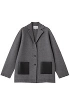 【ベイジ,/BEIGE,】のCHICORA(チコラ)/レザーポケット付きウールニットジャケット 人気、トレンドファッション・服の通販 founy(ファニー) ファッション Fashion レディースファッション Fashion for Women アウター Coat / Outerwear Collection レディースジャケット・軽アウター Jackets ジャケット Jacket, Outerwear ポケット Pocket, Pocket Detail 新作・新入荷 New Arrivals / New In thumbnail Md.Gray|ID: prp329100004725093 ipo3291000000034144207