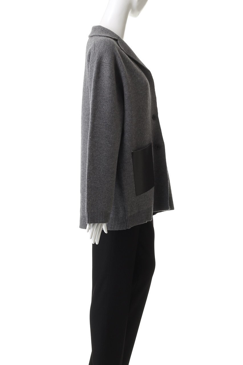 【ベイジ,/BEIGE,】のCHICORA(チコラ)/レザーポケット付きウールニットジャケット 人気、トレンドファッション・服の通販 founy(ファニー) 　ファッション　Fashion　レディースファッション　Fashion for Women　アウター　Coat / Outerwear Collection　レディースジャケット・軽アウター　Jackets　ジャケット　Jacket, Outerwear　ポケット　Pocket, Pocket Detail　新作・新入荷　New Arrivals / New In　other-3|ID: prp329100004725093 ipo3291000000034144209