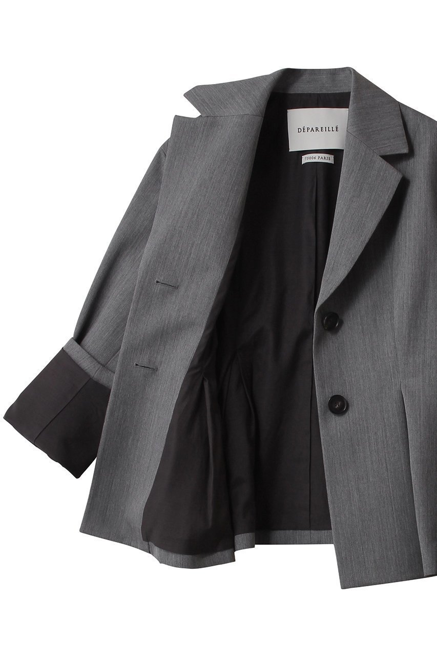 【デパリエ/DEPAREILLE】のウールドースキンジャケット 人気、トレンドファッション・服の通販 founy(ファニー) 　ファッション　Fashion　レディースファッション　Fashion for Women　アウター　Coat / Outerwear Collection　レディースジャケット・軽アウター　Jackets　なめらか　Smooth, Silky Texture　ジャケット　Jacket, Outerwear　フォルム　Silhouette, Form　モダン　Modern, Contemporary　新作・新入荷　New Arrivals / New In　other-6|ID: prp329100004725095 ipo3291000000034144230