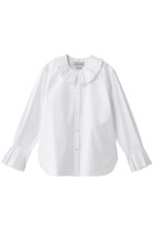 【デパリエ/DEPAREILLE】のコットンポリプリーツブラウス 人気、トレンドファッション・服の通販 founy(ファニー) ファッション Fashion レディースファッション Fashion for Women トップス・カットソー Cut & Sew Tops シャツ・ブラウス・オフィスカジュアル Elegant Blouses & Button-Ups おすすめ Recommended / Our Picks カフス Cuff Design カーディガン Cardigan, Knitwear ジャケット Jacket, Outerwear スリーブ Sleeve, Long Sleeve / Short Sleeve プリーツ Pleats, Pleated ロング Long, Long-Length 新作・新入荷 New Arrivals / New In thumbnail ホワイト|ID: prp329100004725097 ipo3291000000034144242