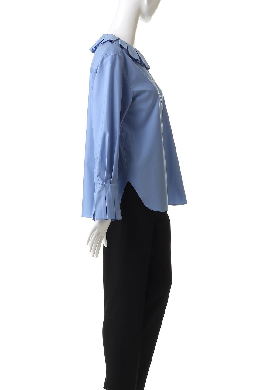 【デパリエ/DEPAREILLE】のコットンポリプリーツブラウス 人気、トレンドファッション・服の通販 founy(ファニー) 　ファッション　Fashion　レディースファッション　Fashion for Women　トップス・カットソー　Cut & Sew Tops　シャツ・ブラウス・オフィスカジュアル　Elegant Blouses & Button-Ups　おすすめ　Recommended / Our Picks　カフス　Cuff Design　カーディガン　Cardigan, Knitwear　ジャケット　Jacket, Outerwear　スリーブ　Sleeve, Long Sleeve / Short Sleeve　プリーツ　Pleats, Pleated　ロング　Long, Long-Length　新作・新入荷　New Arrivals / New In　other-3|ID: prp329100004725097 ipo3291000000034144246