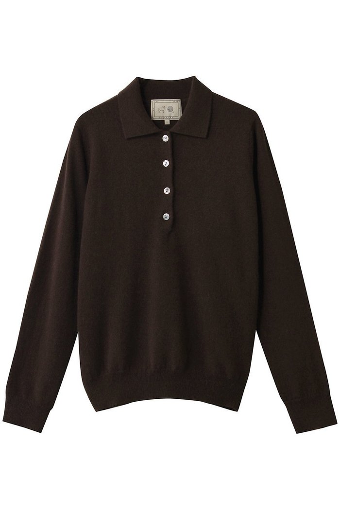 【デミーリー/DEMYLEE】のDEMIRA シグネチャーカシミヤ ポロニットプルオーバー インテリア・キッズ・メンズ・レディースファッション・服の通販 founy(ファニー) https://founy.com/ ファッション Fashion レディースファッション Fashion for Women トップス・カットソー Cut & Sew Tops ニット Knit Tops & Sweaters カジュアルプルオーバー・ニットトップス Pullovers & Knit Tops / Casual Pullovers クラシック Classic, Timeless Style スラックス Slacks, Dress Pants デニム Denim, Jeans Material フィット Fit, Slim Fit 定番 Standard, Basic Item 新作・新入荷 New Arrivals / New In |ID: prp329100004725098 ipo3291000000034144342