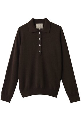 【デミーリー/DEMYLEE】 DEMIRA シグネチャーカシミヤ ポロニットプルオーバー人気、トレンドファッション・服の通販 founy(ファニー) ファッション Fashion レディースファッション Fashion for Women トップス・カットソー Cut & Sew Tops ニット Knit Tops & Sweaters カジュアルプルオーバー・ニットトップス Pullovers & Knit Tops / Casual Pullovers クラシック Classic, Timeless Style スラックス Slacks, Dress Pants デニム Denim, Jeans Material フィット Fit, Slim Fit 定番 Standard, Basic Item 新作・新入荷 New Arrivals / New In |ID:prp329100004725098