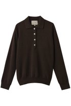【デミーリー/DEMYLEE】のDEMIRA シグネチャーカシミヤ ポロニットプルオーバー 人気、トレンドファッション・服の通販 founy(ファニー) ファッション Fashion レディースファッション Fashion for Women トップス・カットソー Cut & Sew Tops ニット Knit Tops & Sweaters カジュアルプルオーバー・ニットトップス Pullovers & Knit Tops / Casual Pullovers クラシック Classic, Timeless Style スラックス Slacks, Dress Pants デニム Denim, Jeans Material フィット Fit, Slim Fit 定番 Standard, Basic Item thumbnail ブラウン|ID: prp329100004725098 ipo3291000000036078455