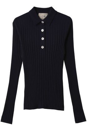 【デミーリー/DEMYLEE】 LUNA シグネチャーカシミヤ ポロカラーリブニットニットプルオーバー人気、トレンドファッション・服の通販 founy(ファニー) ファッション Fashion レディースファッション Fashion for Women トップス・カットソー Cut & Sew Tops ニット Knit Tops & Sweaters カジュアルプルオーバー・ニットトップス Pullovers & Knit Tops / Casual Pullovers クラシック Classic, Timeless Style 定番 Standard, Basic Item 新作・新入荷 New Arrivals / New In |ID:prp329100004725099