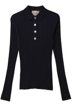 【デミーリー/DEMYLEE】のLUNA シグネチャーカシミヤ ポロカラーリブニットニットプルオーバー 人気、トレンドファッション・服の通販 founy(ファニー) ファッション Fashion レディースファッション Fashion for Women トップス・カットソー Cut & Sew Tops ニット Knit Tops & Sweaters カジュアルプルオーバー・ニットトップス Pullovers & Knit Tops / Casual Pullovers クラシック Classic, Timeless Style 定番 Standard, Basic Item 新作・新入荷 New Arrivals / New In thumbnail ネイビー|ID: prp329100004725099 ipo3291000000034144350