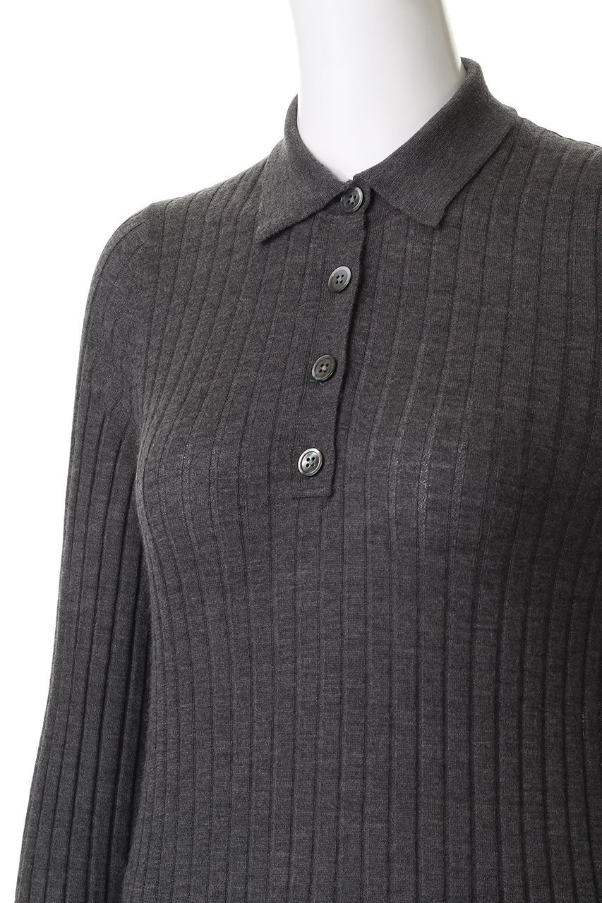 【デミーリー/DEMYLEE】のLUNA シグネチャーカシミヤ ポロカラーリブニットニットプルオーバー 人気、トレンドファッション・服の通販 founy(ファニー) 　ファッション　Fashion　レディースファッション　Fashion for Women　トップス・カットソー　Cut & Sew Tops　ニット　Knit Tops & Sweaters　カジュアルプルオーバー・ニットトップス　Pullovers & Knit Tops / Casual Pullovers　クラシック　Classic, Timeless Style　定番　Standard, Basic Item　other-5|ID: prp329100004725099 ipo3291000000036078467