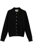 【デミーリー/DEMYLEE】のROMILLY シグネチャーカシミヤ ポロニットカーディガン 人気、トレンドファッション・服の通販 founy(ファニー) ファッション Fashion レディースファッション Fashion for Women トップス・カットソー Cut & Sew Tops ニット Knit Tops & Sweaters カーディガン・羽織り Layered Style Cardigans カーディガン Cardigan, Knitwear クラシカル Classical, Vintage-Inspired エレガント 上品 Elegant 定番 Standard, Basic Item 新作・新入荷 New Arrivals / New In thumbnail ブラック|ID: prp329100004725100 ipo3291000000034144358