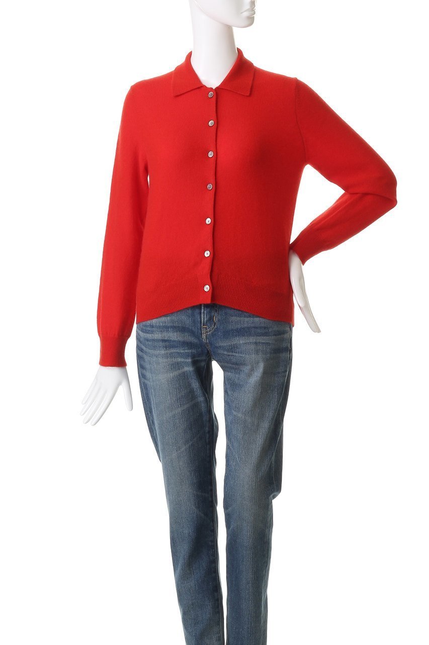 【デミーリー/DEMYLEE】のROMILLY シグネチャーカシミヤ ポロニットカーディガン 人気、トレンドファッション・服の通販 founy(ファニー) 　ファッション　Fashion　レディースファッション　Fashion for Women　トップス・カットソー　Cut & Sew Tops　ニット　Knit Tops & Sweaters　カーディガン・羽織り　Layered Style Cardigans　カーディガン　Cardigan, Knitwear　クラシカル　Classical, Vintage-Inspired　エレガント 上品　Elegant　定番　Standard, Basic Item　新作・新入荷　New Arrivals / New In　other-2|ID: prp329100004725100 ipo3291000000034144359