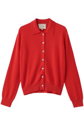 【デミーリー/DEMYLEE】 ROMILLY シグネチャーカシミヤ ポロニットカーディガン人気、トレンドファッション・服の通販 founy(ファニー) ファッション Fashion レディースファッション Fashion for Women トップス・カットソー Cut & Sew Tops ニット Knit Tops & Sweaters カーディガン・羽織り Layered Style Cardigans カーディガン Cardigan, Knitwear クラシカル Classical, Vintage-Inspired エレガント 上品 Elegant 定番 Standard, Basic Item |ID:prp329100004725100