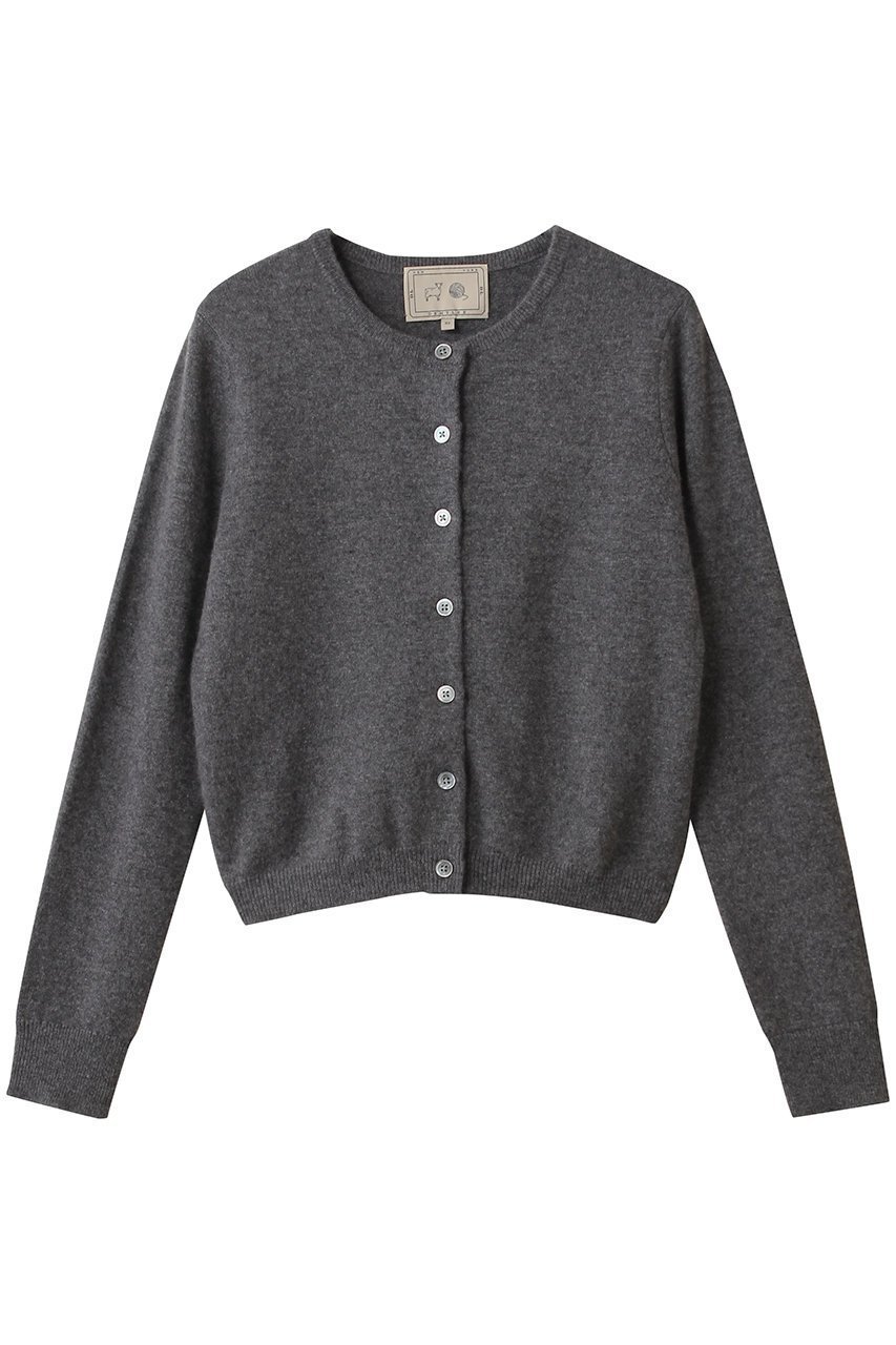 【デミーリー/DEMYLEE】のAVA シグネチャーカシミヤ クルーネックカーディガン インテリア・キッズ・メンズ・レディースファッション・服の通販 founy(ファニー) 　ファッション　Fashion　レディースファッション　Fashion for Women　トップス・カットソー　Cut & Sew Tops　ニット　Knit Tops & Sweaters　カーディガン・羽織り　Layered Style Cardigans　カーディガン　Cardigan, Knitwear　エレガント 上品　Elegant　定番　Standard, Basic Item　新作・新入荷　New Arrivals / New In　チャコールグレー|ID: prp329100004725101 ipo3291000000034144365