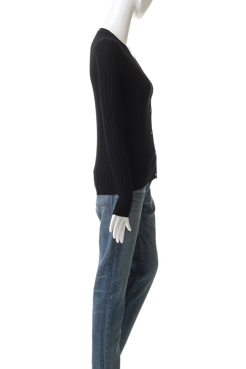 【デミーリー/DEMYLEE】のKELLY シグネチャーカシミヤ リブニットカーディガン 人気、トレンドファッション・服の通販 founy(ファニー) 　ファッション　Fashion　レディースファッション　Fashion for Women　トップス・カットソー　Cut & Sew Tops　ニット　Knit Tops & Sweaters　カーディガン・羽織り　Layered Style Cardigans　カーディガン　Cardigan, Knitwear　デニム　Denim, Jeans Material　フィット　Fit, Slim Fit　フレア　Flare, Flared　定番　Standard, Basic Item　other-3|ID: prp329100004727429 ipo3291000000036054937