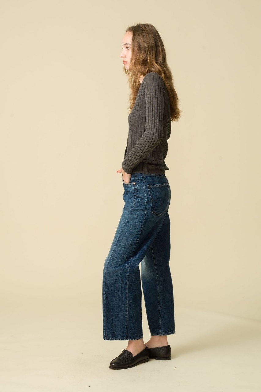 【デミーリー/DEMYLEE】のKELLY シグネチャーカシミヤ リブニットカーディガン 人気、トレンドファッション・服の通販 founy(ファニー) 　ファッション　Fashion　レディースファッション　Fashion for Women　トップス・カットソー　Cut & Sew Tops　ニット　Knit Tops & Sweaters　カーディガン・羽織り　Layered Style Cardigans　カーディガン　Cardigan, Knitwear　デニム　Denim, Jeans Material　フィット　Fit, Slim Fit　フレア　Flare, Flared　定番　Standard, Basic Item　other-6|ID: prp329100004727429 ipo3291000000036054940