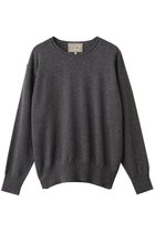 【デミーリー/DEMYLEE】のCOCO シグネチャーカシミヤ クルーネックプルオーバー 人気、トレンドファッション・服の通販 founy(ファニー) ファッション Fashion レディースファッション Fashion for Women トップス・カットソー Cut & Sew Tops ニット Knit Tops & Sweaters カジュアルプルオーバー・ニットトップス Pullovers & Knit Tops / Casual Pullovers バランス Balance, Style Balance ベーシック Basic, Essential ボトム Bottoms, Lower Wear 定番 Standard, Basic Item thumbnail グレー|ID: prp329100004727430 ipo3291000000036041150