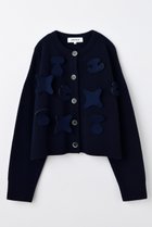 【エンフォルド/ENFOLD】のCHAIR-MOTIF KINIT CARDIGAN/カーディガン ダークネイビー|ID: prp329100004727432 ipo3291000000036135993