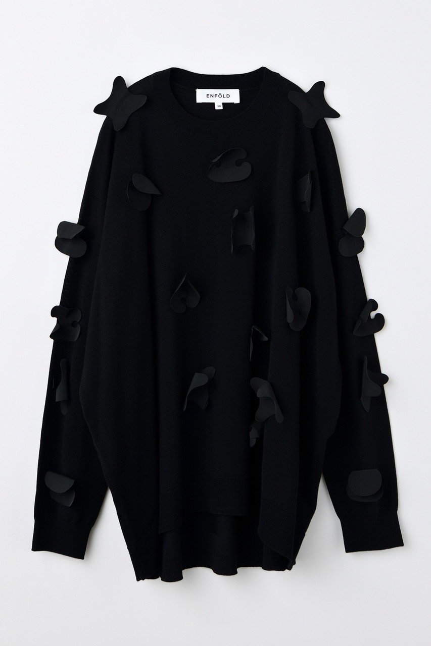 【エンフォルド/ENFOLD】の【10/15 12:00販売開始】CHAIR-MOTIF PULLOVER/プルオーバー 人気、トレンドファッション・服の通販 founy(ファニー) 　ファッション　Fashion　レディースファッション　Fashion for Women　トップス・カットソー　Cut & Sew Tops　ニット　Knit Tops & Sweaters　カジュアルプルオーバー・ニットトップス　Pullovers & Knit Tops / Casual Pullovers　バタフライ　Butterfly, Butterfly Motif　バランス　Balance, Style Balance　モチーフ　Motif, Design Theme　新作・新入荷　New Arrivals / New In　 other-1|ID: prp329100004727433 ipo3291000000034153281