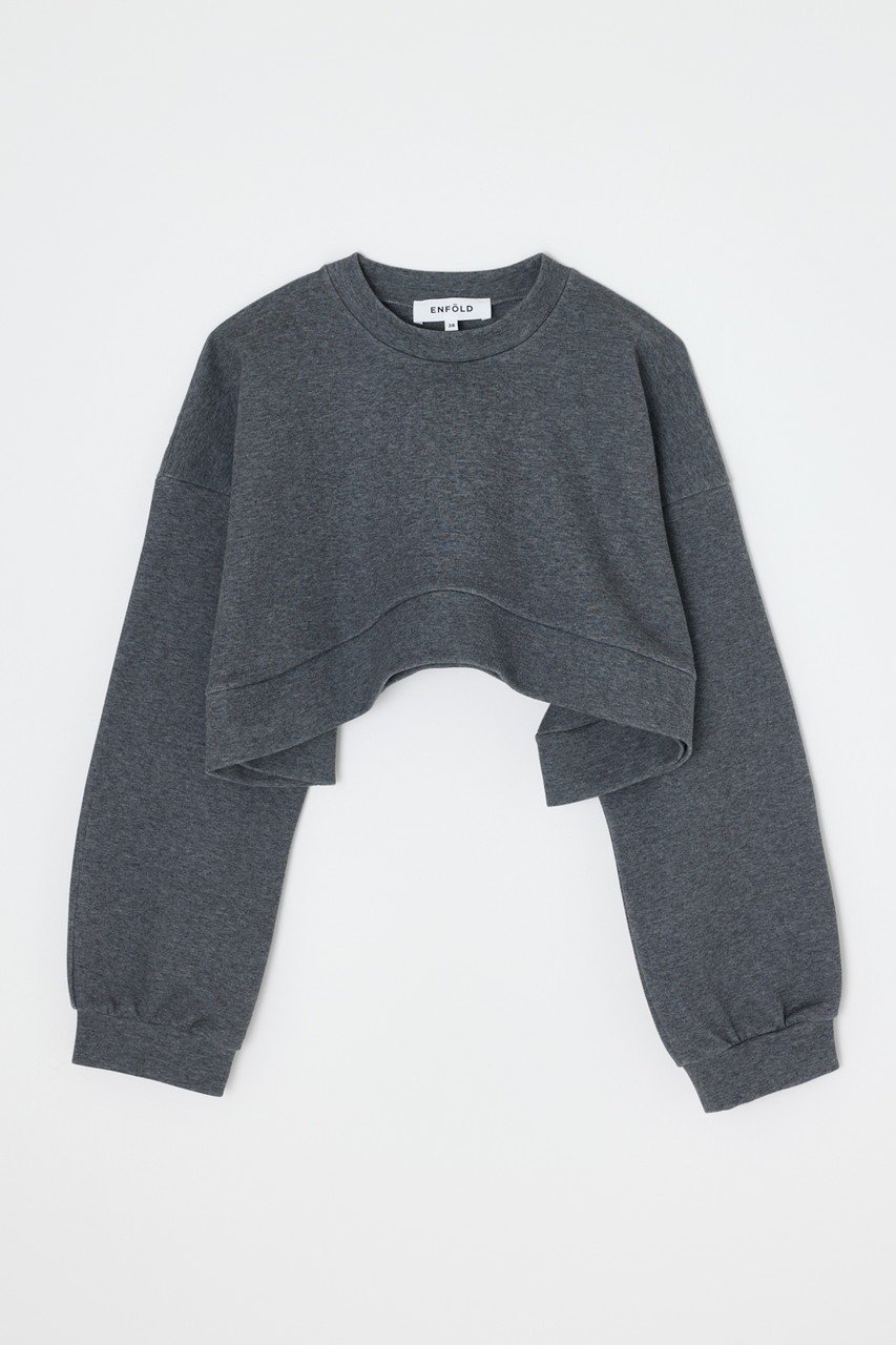 【エンフォルド/ENFOLD】の【10/15 12:00販売開始】SWELL-HEM PULLOVER/プルオーバー インテリア・キッズ・メンズ・レディースファッション・服の通販 founy(ファニー) 　ファッション　Fashion　レディースファッション　Fashion for Women　トップス・カットソー　Cut & Sew Tops　ニット　Knit Tops & Sweaters　カジュアルプルオーバー・ニットトップス　Pullovers & Knit Tops / Casual Pullovers　おすすめ　Recommended / Our Picks　ショート　Short, Short Length　セットアップ　Set-Up, Coordinated Outfit　バランス　Balance, Style Balance　新作・新入荷　New Arrivals / New In　チャコールグレー|ID: prp329100004727434 ipo3291000000034153288