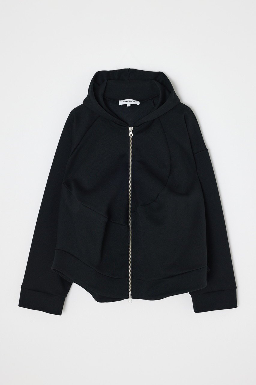 【エンフォルド/ENFOLD】の【10/15 12:00販売開始】CIRCLE SOLID HOODIE/フーディ インテリア・キッズ・メンズ・レディースファッション・服の通販 founy(ファニー) 　ファッション　Fashion　レディースファッション　Fashion for Women　トップス・カットソー　Cut & Sew Tops　シャツ・ブラウス・オフィスカジュアル　Elegant Blouses & Button-Ups　レディースパーカー・カジュアルフーディー　Casual Hoodies & Sweatshirts　ロングTシャツ・Tシャツ　Longline T-Shirts & Tees　スウェット・クルーネックトップス　Sweatshirts & Crewnecks / Relaxed Fit Sweat Tops　カットソー・ベーシックTシャツ　Cut-and-Sewn Tops / Stretch Tees & Basics　おすすめ　Recommended / Our Picks　セットアップ　Set-Up, Coordinated Outfit　パターン　Pattern, Design Print　新作・新入荷　New Arrivals / New In　ブラック|ID: prp329100004727436 ipo3291000000034153297