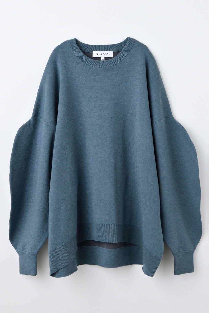 【エンフォルド/ENFOLD】の【10/15 12:00販売開始】DOUBLE-FACE PULLOVER/プルオーバー インテリア・キッズ・メンズ・レディースファッション・服の通販 founy(ファニー) 　ファッション　Fashion　レディースファッション　Fashion for Women　トップス・カットソー　Cut & Sew Tops　シャツ・ブラウス・オフィスカジュアル　Elegant Blouses & Button-Ups　レディースパーカー・カジュアルフーディー　Casual Hoodies & Sweatshirts　ロングTシャツ・Tシャツ　Longline T-Shirts & Tees　カジュアルプルオーバー・ニットトップス　Pullovers & Knit Tops / Casual Pullovers　スウェット・クルーネックトップス　Sweatshirts & Crewnecks / Relaxed Fit Sweat Tops　カットソー・ベーシックTシャツ　Cut-and-Sewn Tops / Stretch Tees & Basics　ダブル　Double, Double-Breasted　定番　Standard, Basic Item　新作・新入荷　New Arrivals / New In　グレー|ID: prp329100004727437 ipo3291000000034153303
