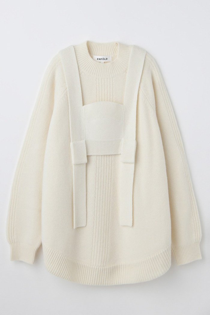 【エンフォルド/ENFOLD】の【10/15 12:00販売開始】BUSTIER LAYERED PULLOVER/プルオーバー インテリア・キッズ・メンズ・レディースファッション・服の通販 founy(ファニー) https://founy.com/ ファッション Fashion レディースファッション Fashion for Women トップス・カットソー Cut & Sew Tops シャツ・ブラウス・オフィスカジュアル Elegant Blouses & Button-Ups レディースパーカー・カジュアルフーディー Casual Hoodies & Sweatshirts ロングTシャツ・Tシャツ Longline T-Shirts & Tees カジュアルプルオーバー・ニットトップス Pullovers & Knit Tops / Casual Pullovers スウェット・クルーネックトップス Sweatshirts & Crewnecks / Relaxed Fit Sweat Tops カットソー・ベーシックTシャツ Cut-and-Sewn Tops / Stretch Tees & Basics ビスチェ Bustiers & Corset Tops / Layered Bustier Style ドッキング Docking, Mixed Material ミックス Mix, Mixed Style リラックス Relax, Relaxed Fit 新作・新入荷 New Arrivals / New In |ID: prp329100004727438 ipo3291000000034153305